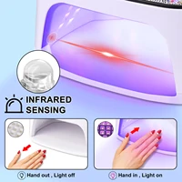 Professional Gel Nail Lamp 45 LED UV Nail Dryer with 4 Timers and Automatic Sensor Nail Curing Lamp Nail Salon Equipment 3
