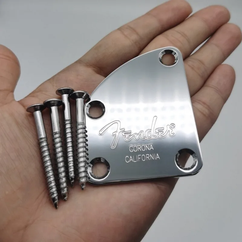 4-Hole Curved Neck Reinforcement Plate for Electric Guitar & Bass  Durable and Practical Home Protector Convenient and Practical