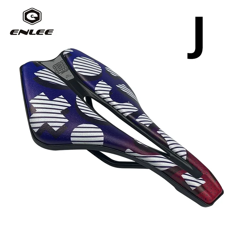 Selle De Vélo Confort Enlee 3D, Imprimé Camouflage, Respirante Pour Ville/VTT/route