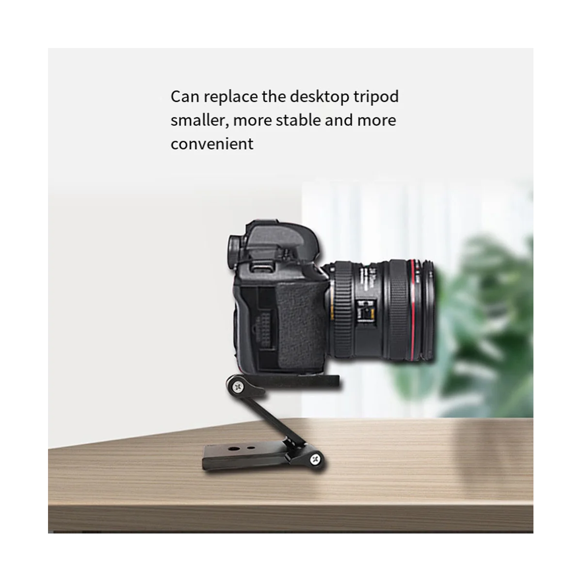 For Dslr Camera Sliding Rail Head Straight Stands Z-folding Tabletop Tripod Quick Lock Mobile Phone