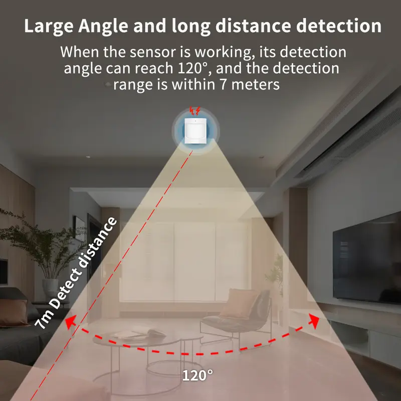 tuya Zigbee Smart PIR Motion Sensor Detector Home Security Burglar Alarm Security Burglar Home Assistant Wireless for Smart Life - Image 5