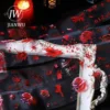 JIANWU 60mm*200cm Nighttime Dream Series Dark Gothic Material Collage Landscaping PET Tape Creative DIY Journal Stationery 1