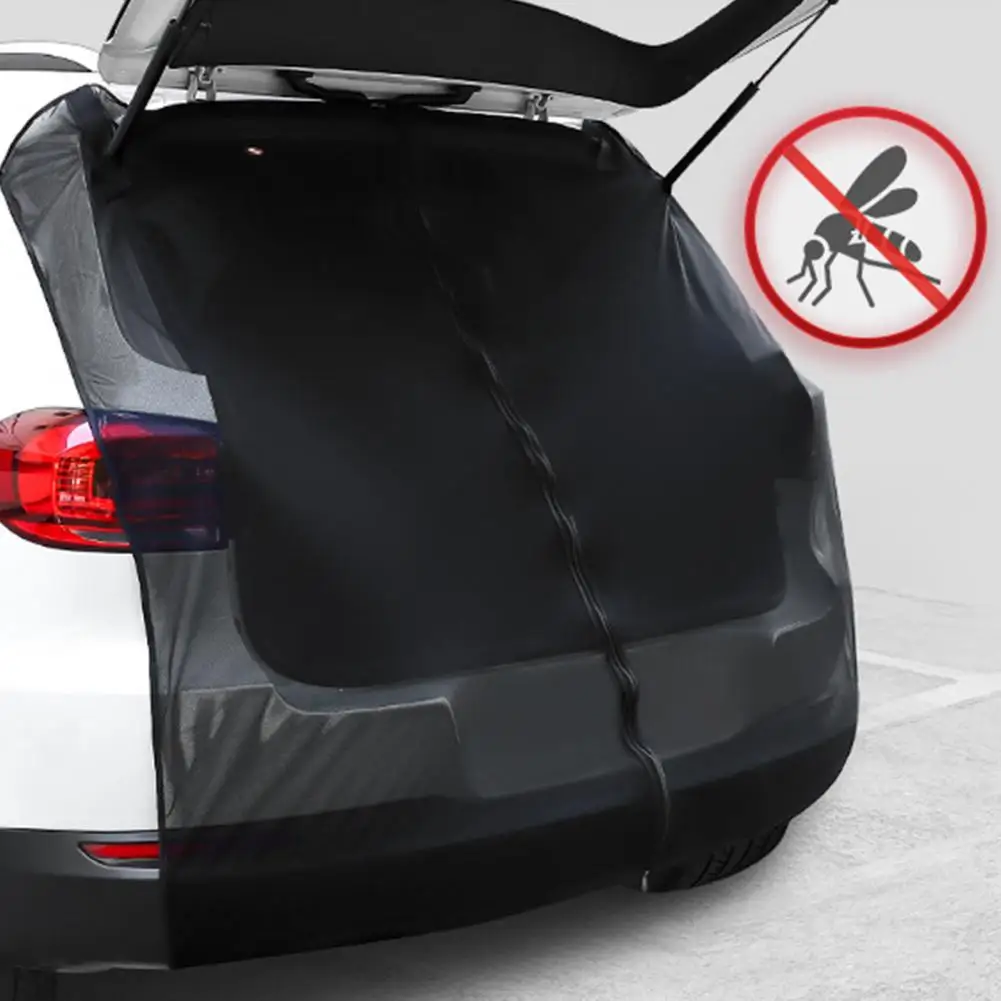 

Outdoor Car Privacy Car Tailgate Shade Breathable Stretchy Car Camping Tailgate Shade for Front Rear Windows Easy for Outdoor