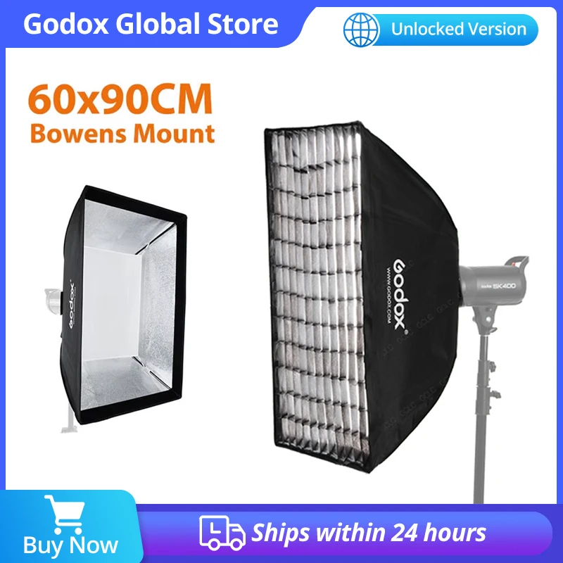 고독스 소프트박스 60*90cm 24x 35 휴대용 직사각형 허니컴 그리드 소프트박..