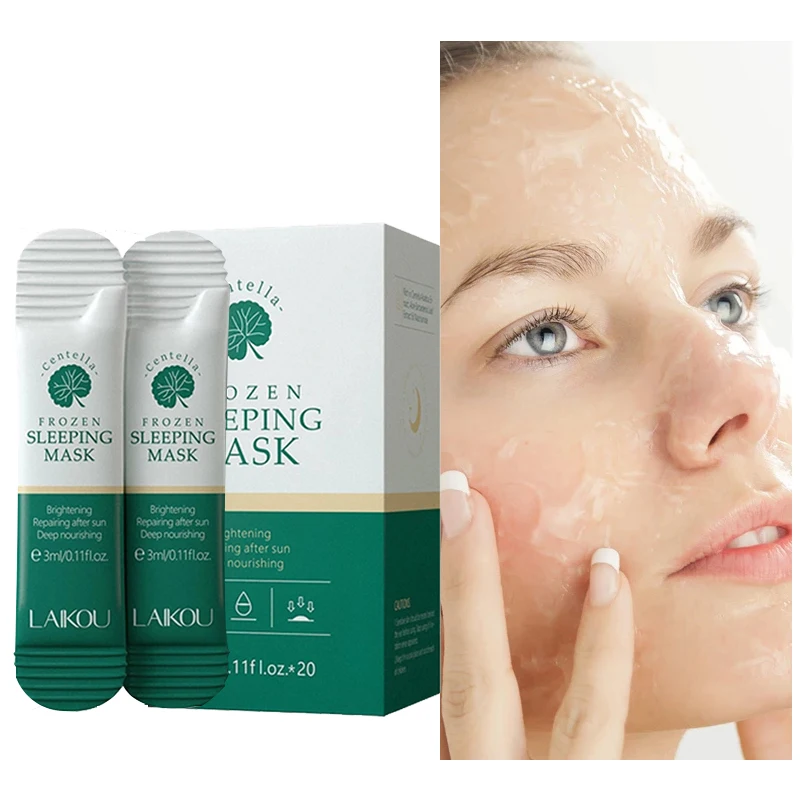 

Sleeping Mask Deeply Moisturizing Hydrating Keep Oil Water Balance Anti-Acne Prevent Dryness Brighten Skin Tone No-Wash Mask