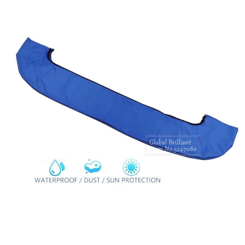 600D 3/4 BOW Bimini Top Boot Cover No Frame Yacht With Zipper Winter Snow Sunshade Dustproof Waterproof Cover Marine Accessorie boat cover fishing boat cover