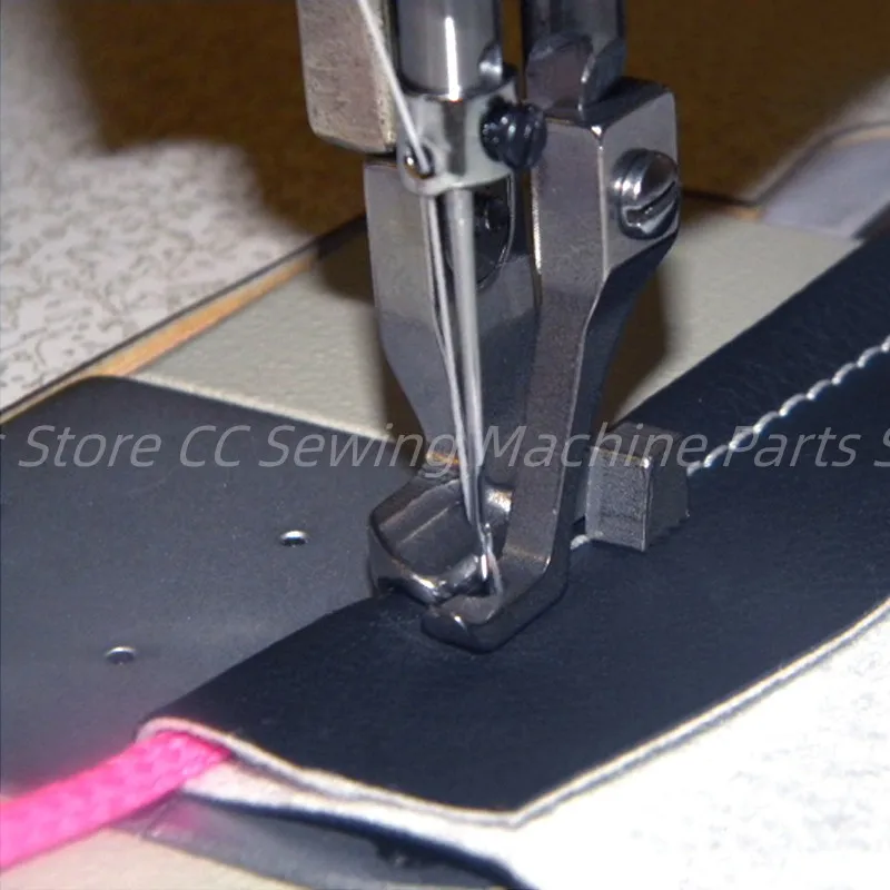 

Industrial Walking Foot Sewing Machine Parts, Welting Presser Foot, Piping Foot, Cording Foot with Inner And Outer Presser Foot