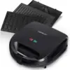 Sandwich Maker 3 in 1, Waffle Make with Removable Plate, Electric Press Grill, Sandwich Toaster with Detachable 1