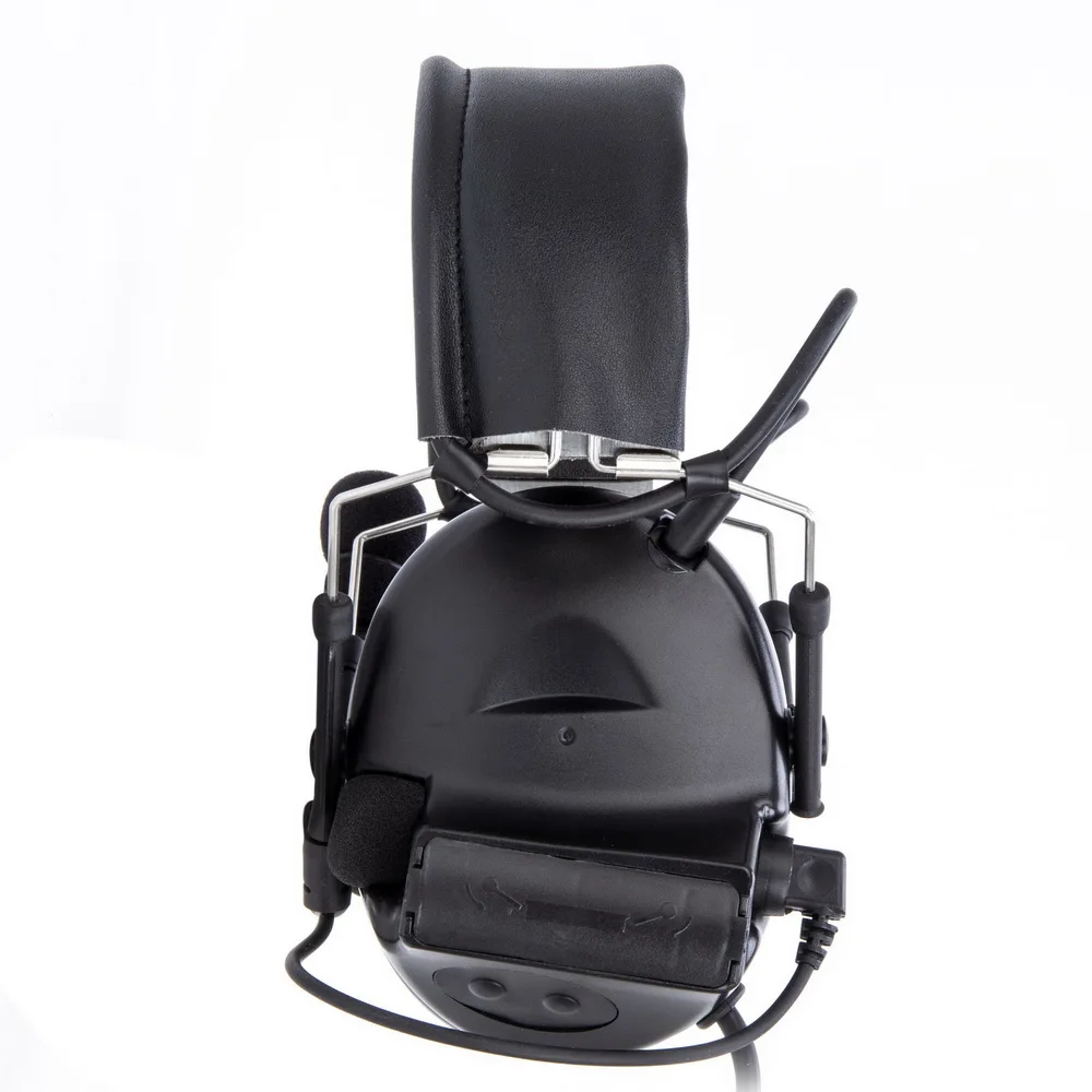 U94 PTT+black Tactical Headset and Noise Reduction Hearing Protection Shooting Headphone for Baofeng UV9R UV-9R Plus UV-XR BF-A5