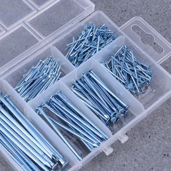 240PCS Round Head Nails Premium Steel Rustproof