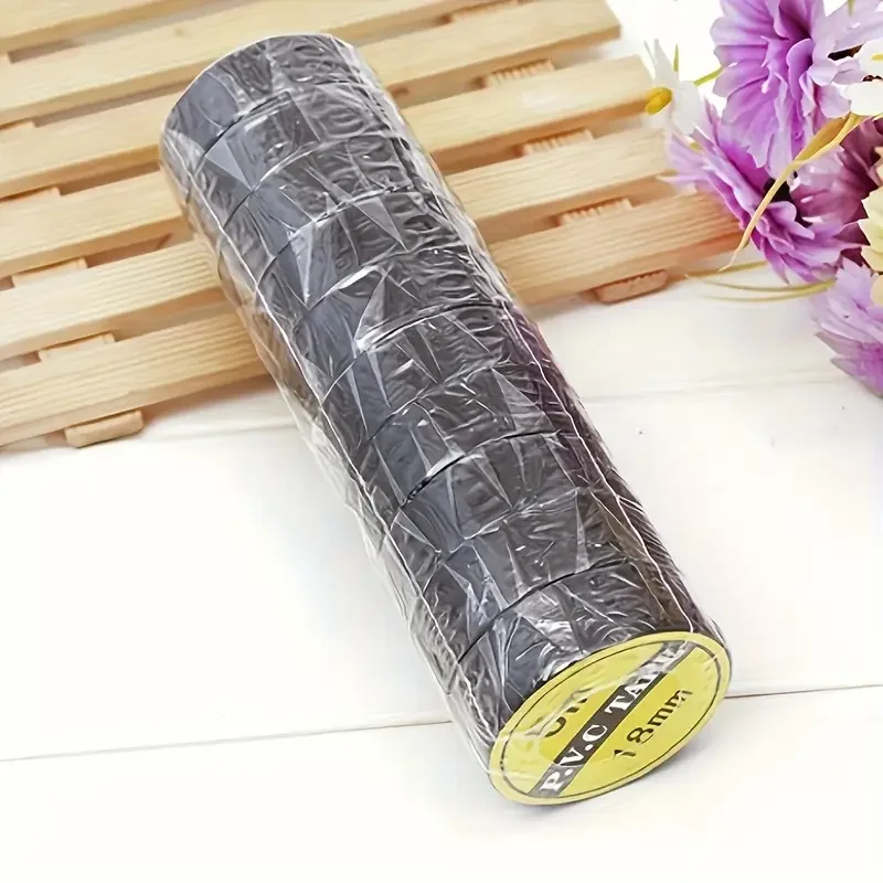 10pcsHigh-TempBlackRubberElectricalTape-Durable,FlexibleInsulatingAdhesiveforIndustrial,Home&MechanicsUse-AliExpress