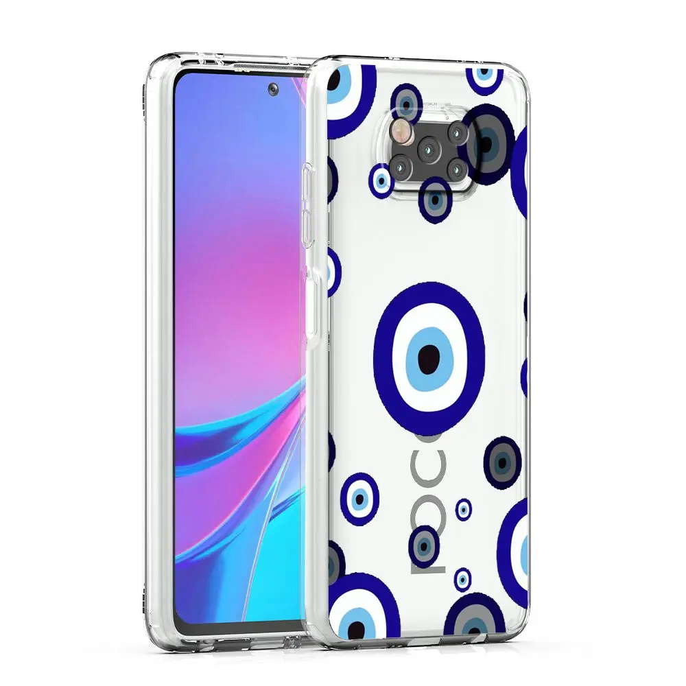 Blue Eye Art Clear Phone Case Cover
