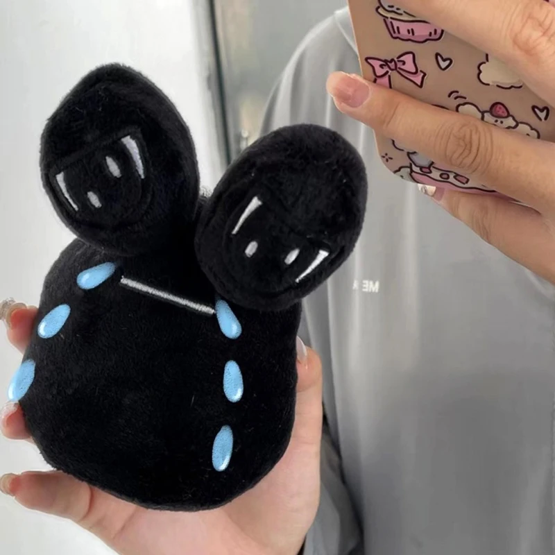 Game My Pet Alien Pou Plush Keychain Plush Doll Toys Furdiburb Emotion Big Eyes Alien Pendant Pou Keyring Backpack Charms Gifts 5