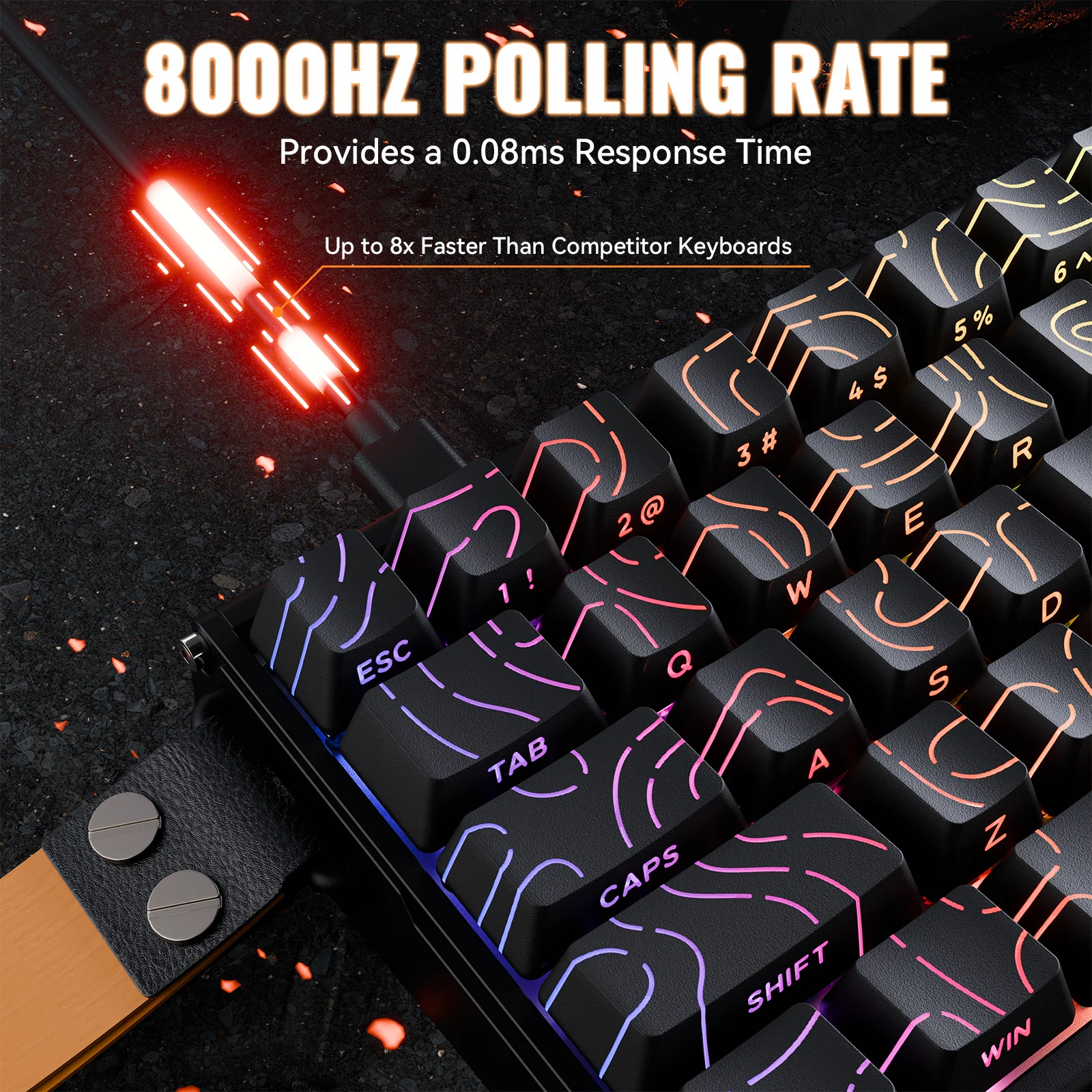 ATTACK SHARK X68MAX HE Aluminum Rapid Trigger 8KHz Wired