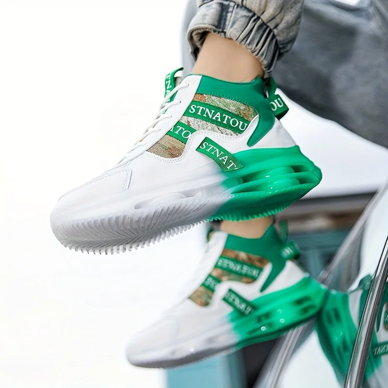 Men's Height-Increasing Ultra-Light Versatile Simple Dad Trendy Shoes Men's and Women's Shoes Autumn and Winter Couples' Same Trendy Shoes Non-Slip Travel Shoes Boys' Casual High-Top Sports and Leisure Men's Shoes