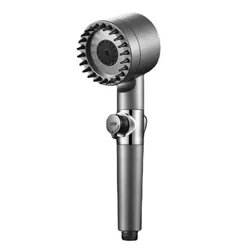 Deluxe Adjustable High-Pressure Shower Head with Massage Brush and Filter (Shower head)