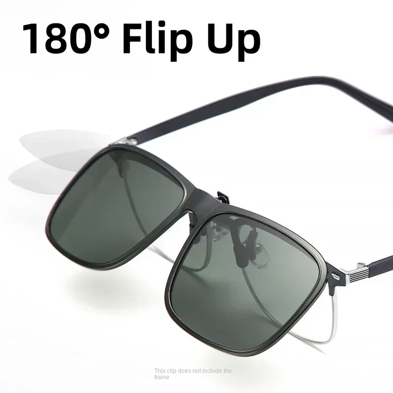 Photochromic Flip-Up Clip-On Sunglasses For Men & Women