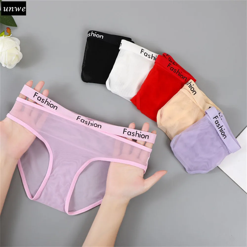 Full Transparent Women Briefs Sexy Suspender Lady Perspective Underwear  Panty Breathable Quick Dry Mesh Panties - AliExpress