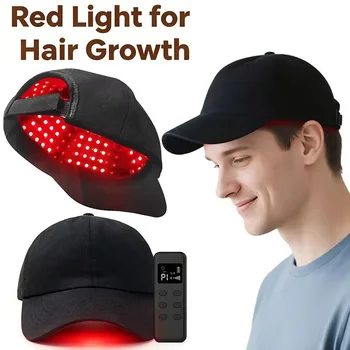 Casco per la Crescita dei Capelli, Dispositivo Anti-Caduta e Stimolante della Crescita con 142 LED, Terapia Luminosa per la Ricrescita dei Capelli, Cappello per Trattamento Rilassante della Testa