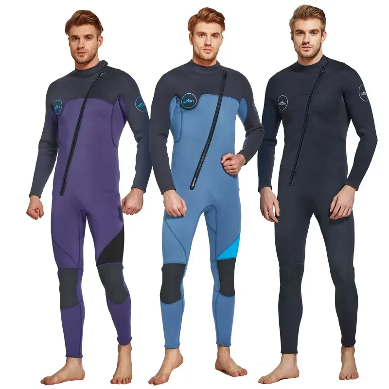 DivingSuitforMen3mmSwimsuitforNeopreneWetsuitMenSnorkelingDivingSurfingSuits