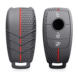 Luxury Remote Key Cover for Mercedes - Benz Models - Premium Key Case Accessory (Black)