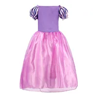 Robe raiponce pour enfants de 3 à 8 ans, Costume de fête emmêlé pour filles, fantaisie d'anniversaire, Cosplay, carnaval, Halloween 2