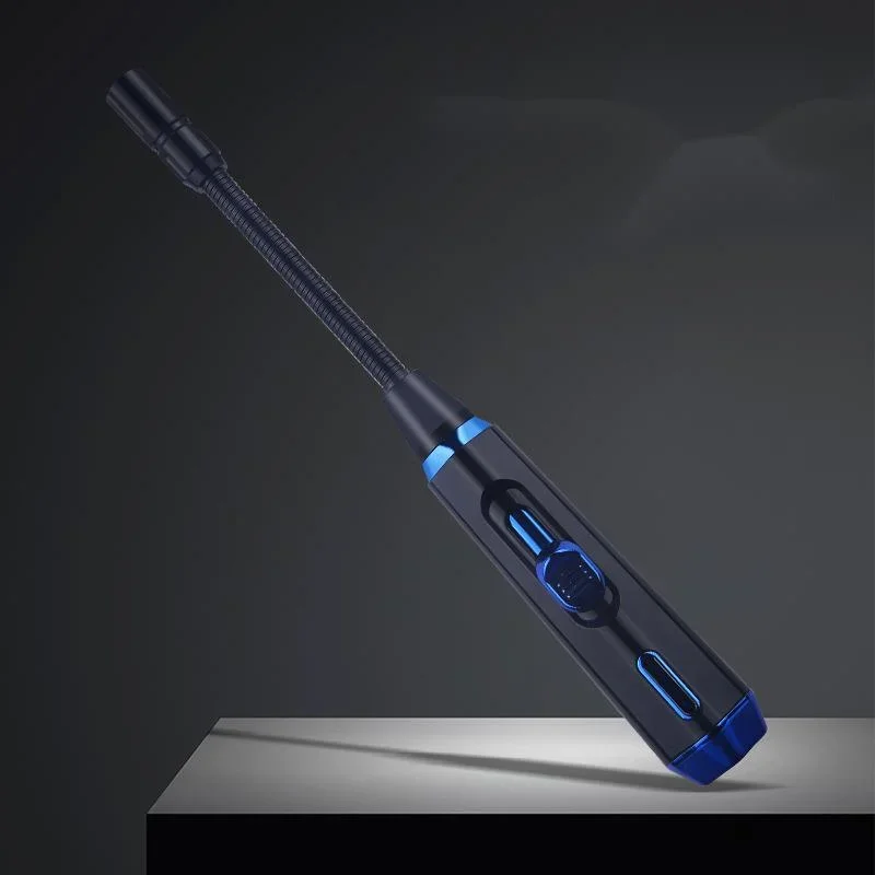 Honest Jet Flame Long Lighter suitable for barbecue camping butane refillable lighter cigarette accessories