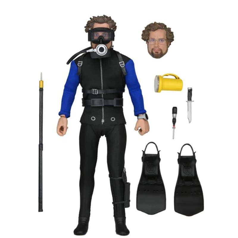 

NECA Jaws Great White Shark Matt Hooper 8-inch Mobile Doll Cloth Handmade Model Hobby Collection