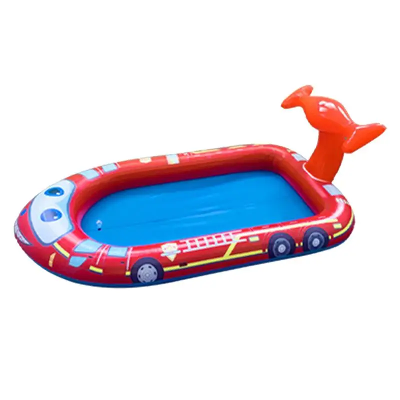 

Inflatable Water Sprinkler For Kids Cute And Thickened Large Paddling Pool Easy To Setup Summer Water Toys Swimming Pools For