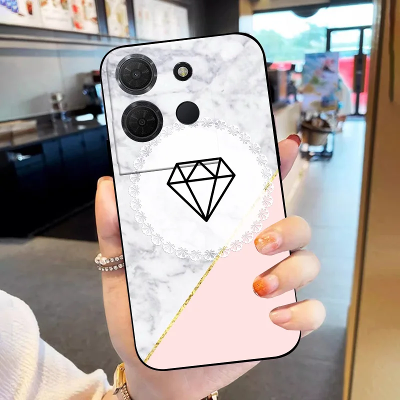 Vibrant Painted TPU Silicone Shockproof Phone Case - Protective Soft Cover