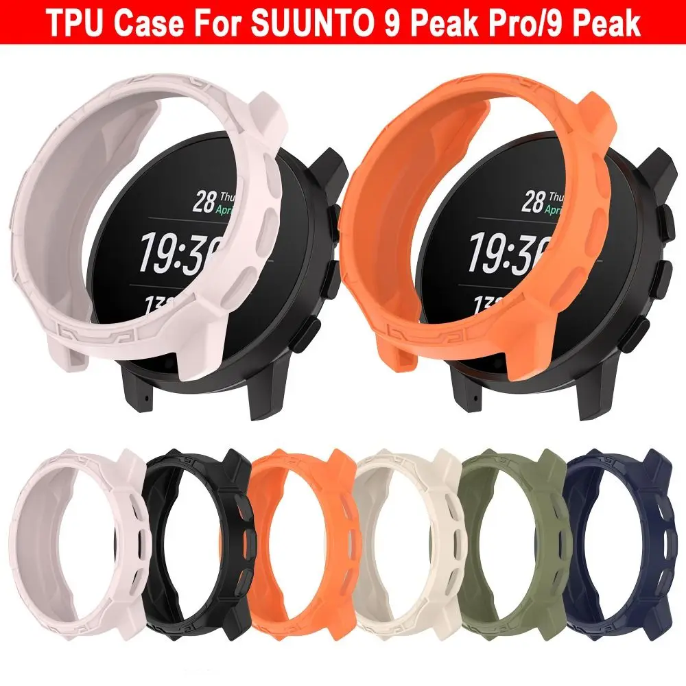 1 Pz Orologio Cornice Cornice Per Suunto 9 Peak Pro/9 Peak Smart Bracciale Shell Proteggi Schermo Cover Per Suunto 9 Peak Pro Case Hot