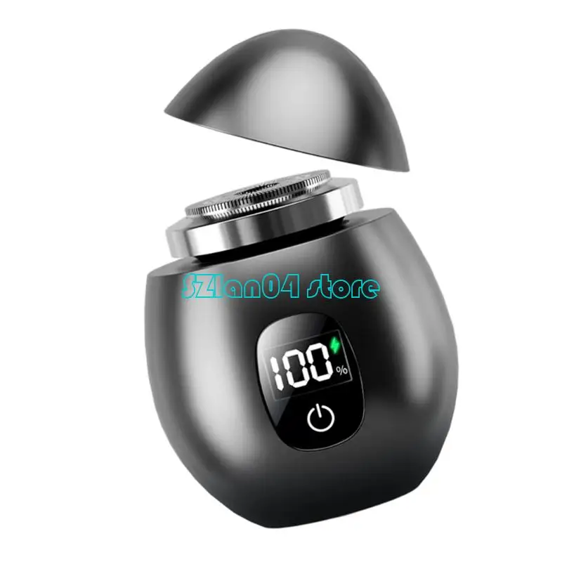 L69D 포켓 크기 전기 면도기 남성용 수염 트리머 플라스틱 질감 충전