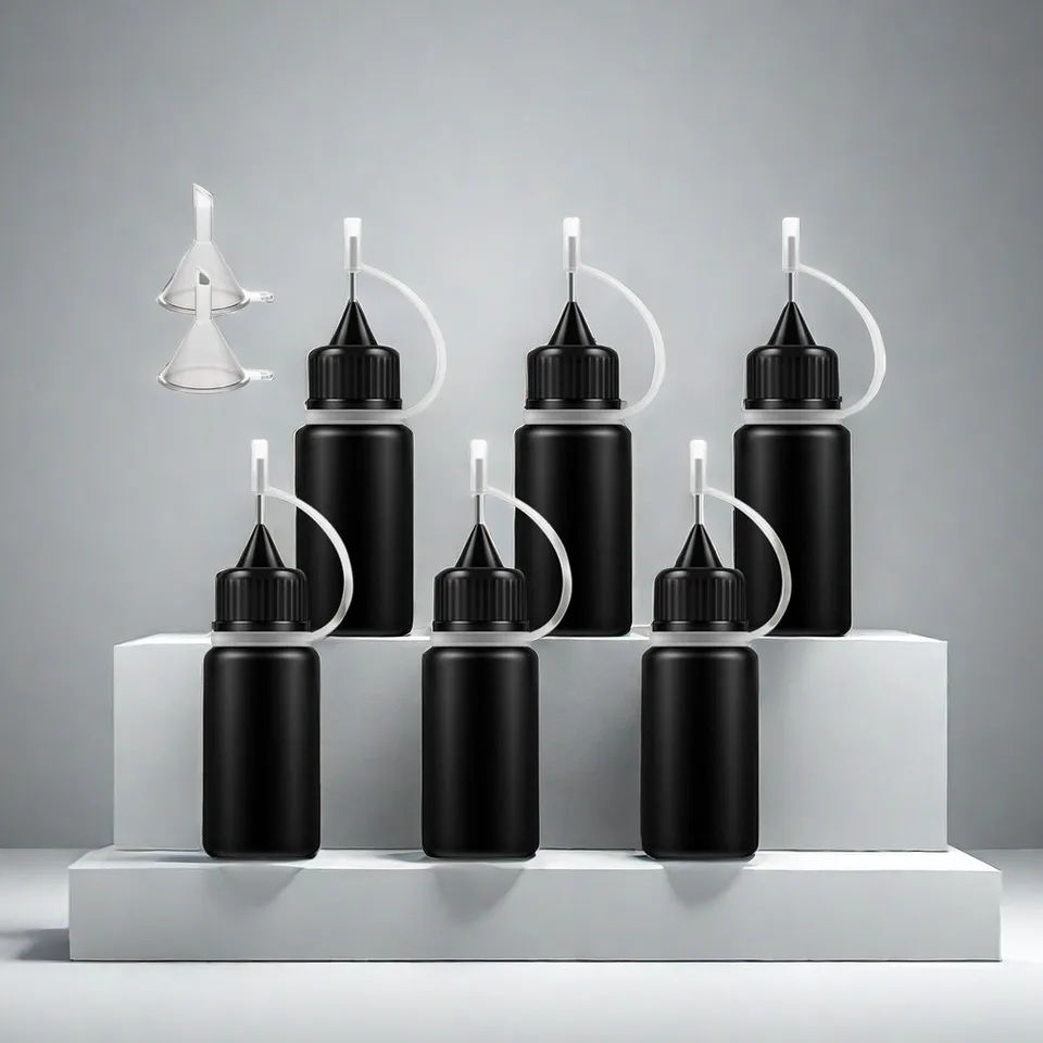 50 Pièces Ml Vides En Plastique Compressible Compte-gouttes Flacons Liquide Pour Les Yeux K1