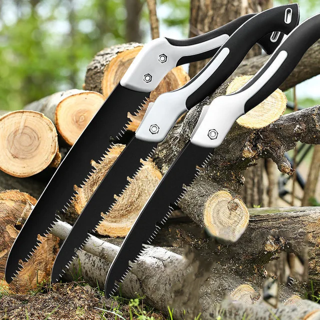 1pc Folding Pruning Hand Saw for Trees-High-Manganese Steel Teeth,Smooth & Precise Cuts Portable for Camping,Gardening,Carpentry 5