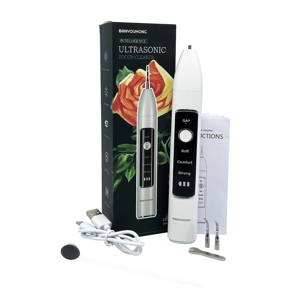 Ultrasonic Dental Cleaner Dental Calculus Scaler Electric Sonic Oral Teeth Tartar Remover Plaque Stains Cleaner Teeth Whitening