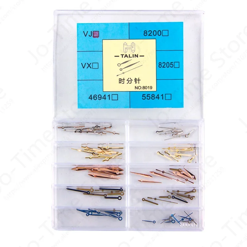 80Pcs Watch Hour & Minute Hands Set for VX/VJ Series 8200/8205/46941/55841 Luminous/Non-Luminous Mix Watch Movement Parts