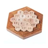 Hexagon Sudoku Number Puzzle Logical Thinking Math Games Rompecabezas De Madera Montessori Educational Toys Kids and Adults 6