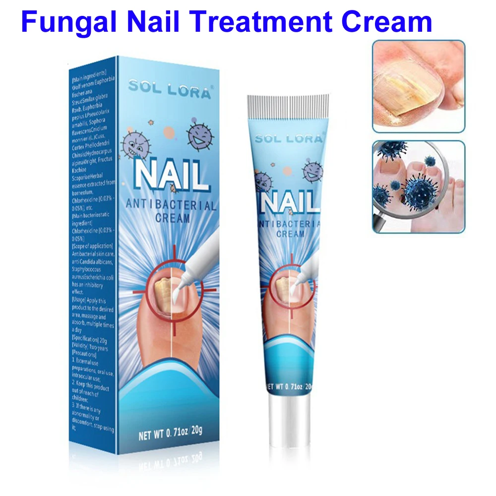 Fungal Nail Treatment Cream Fast Repair Nail Fungus Removal Laser Device Anti Infection Onychomycosis Toenail Fingernail Care