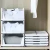 Multipurpose Portable Rounded Edge Clothes Socks Underwear Closet Organizer Shelf Storage Basket for Living Room 4