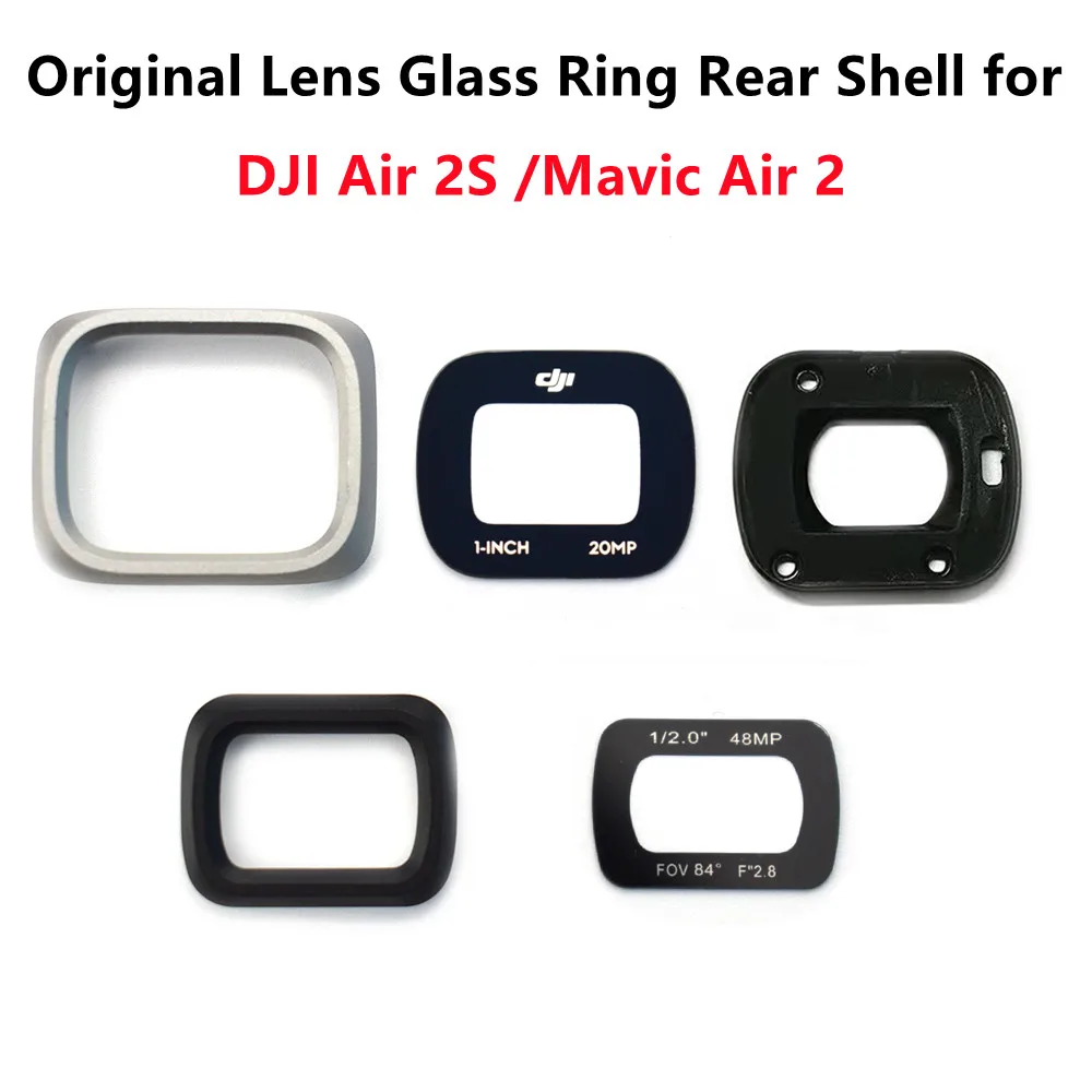 Original Dji Air 2s Gimbal Camera Lens Replacement Lens Glass Ring Rear