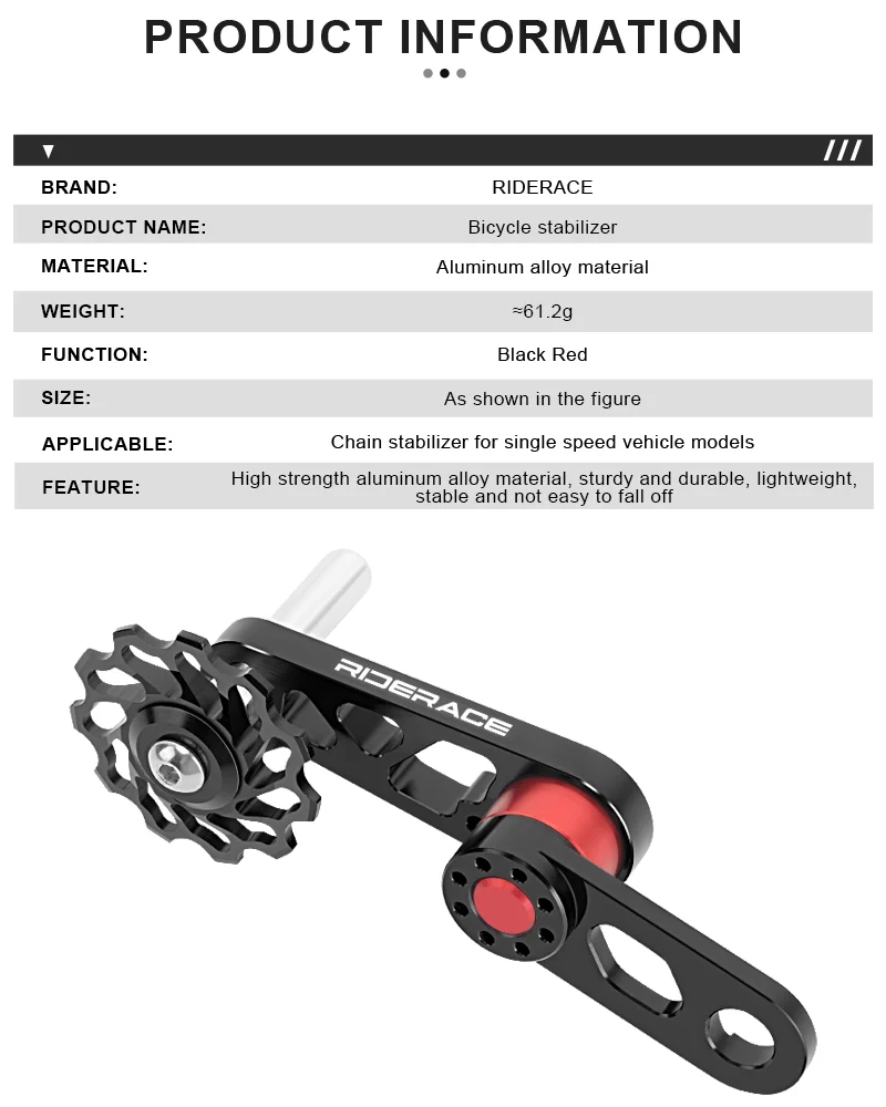 Kettingspanner, Single Speed Fiets Plate Converter Bevestiging