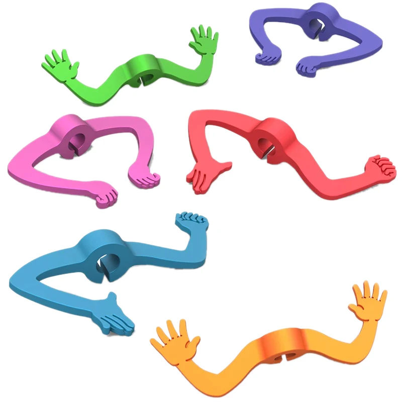 6Pcs Wine Glass Marker Silicone Wine Drink Markers Identifiers for Assorted Colours,Random Color