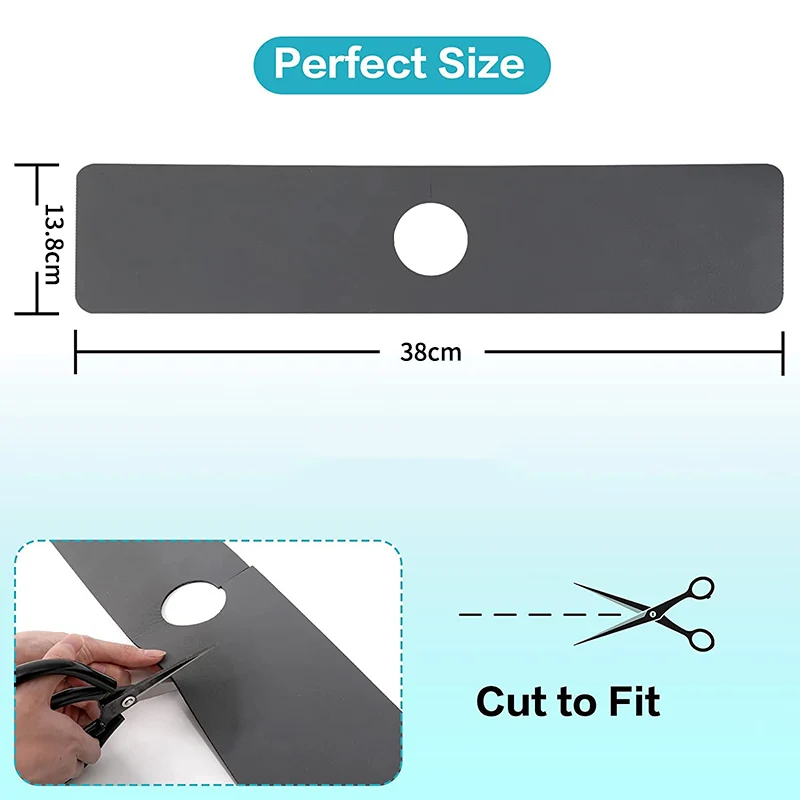 Paraspruzzi Per Lavello In Silicone Con Pendenza 6° – Tappetino Drenante Con Manico – Accessorio Da Cucina