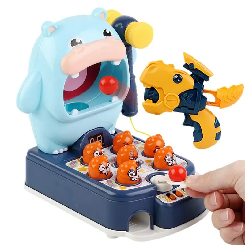 

Hammer Games Hippo Whack Game Educational Toys Interactive Hammer Toy Wack Mole Game With Music And Light Up For Hand Eye