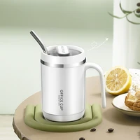 500ml Thermos Coffee Cup with Straw Stainless Steel Coffee Cup Mug with Lid Thermal Bottle for Coffee Mugs Thermal Cup Carry Mug 4