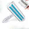 Pet Hair Roller Remover Lint Brush 2-Way Dog Cat Comb Tool Convenient Cleaning Dog Cat Fur Brush Base Home Sofa Clothe Cleaning