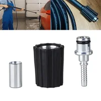 High Pressure Washer Hose Insert Fittings Car Washer Hose Fittings Twist Connector D14 D15mm Ring Nut M22 M14 Fitting Connector 2