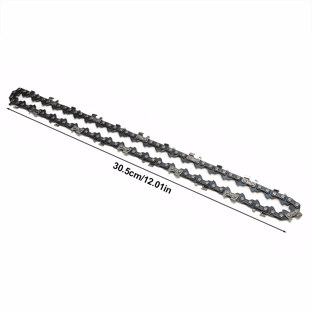 12/8Inch Metal Saw Chain 22 Teeth 45 Drive Links Replacement Chainsaw Saw Chain Spare Parts 3/8inch Pitch Electric Accessory