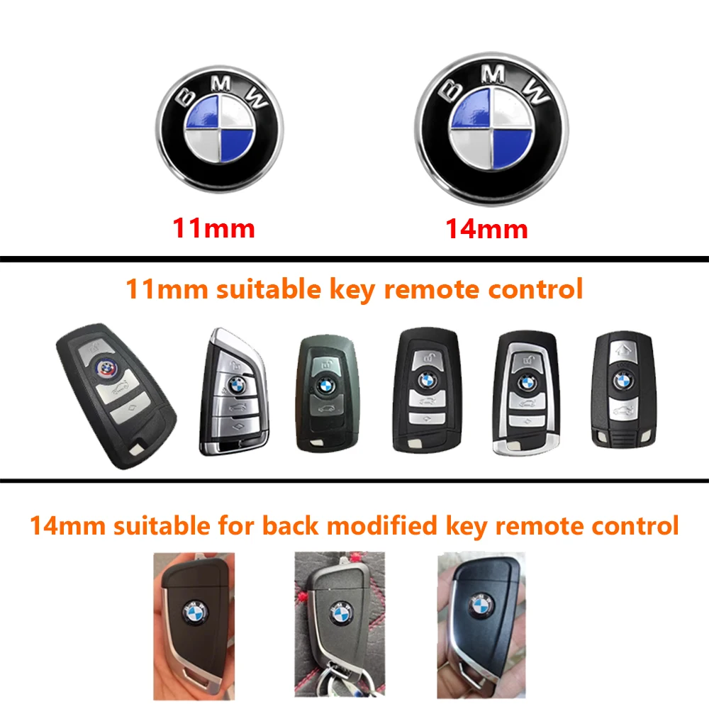 Car Key Emblem Badge Sticker For BMW Series