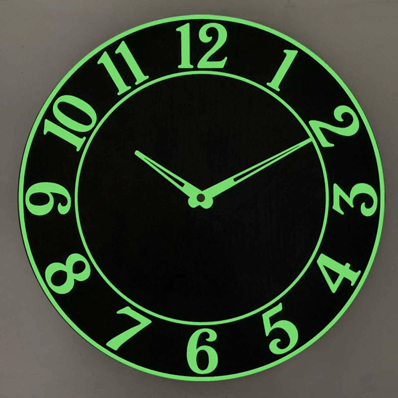 Luminous Wall Clock Mute Round Night Lights Decorative Creative Wooden Clock for Restaurant Living Room Gift Bedroom Home